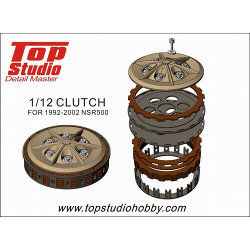 TopStudio改造件 1/12 离合器改件 1992-2002 NSR500 TD23147