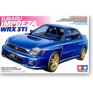 田宫拼装汽车模型 1/24 斯巴鲁 依普雷扎 WRX STi 赛车 24231