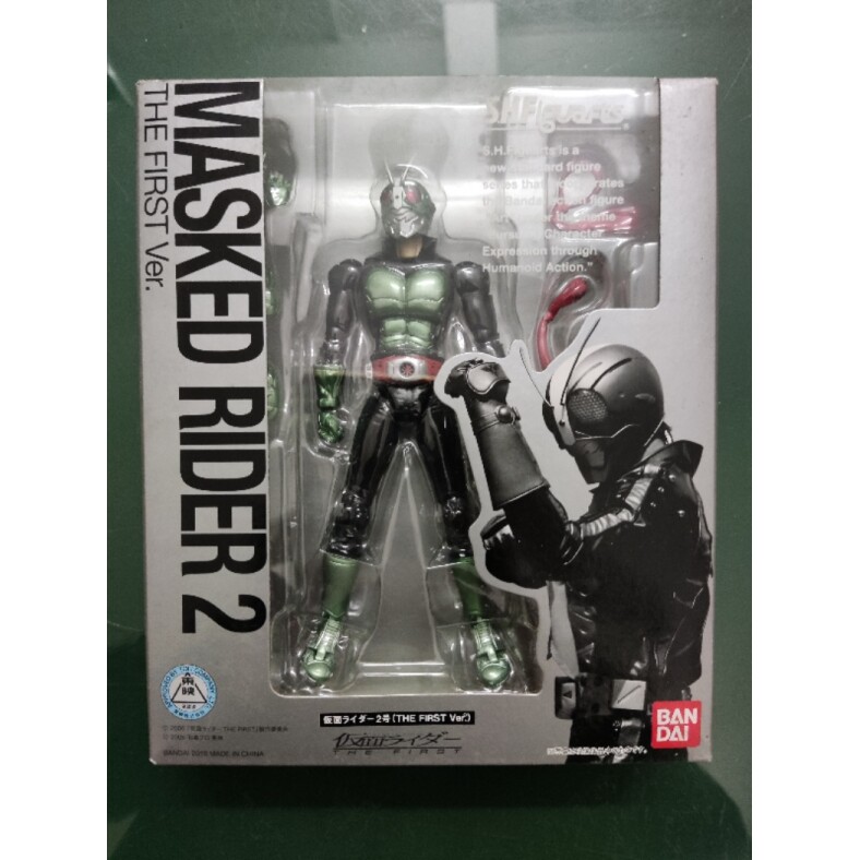 特价万代SHF 假面骑士 2号 THE FIRST 二号 剧场版 昭和 可动人偶