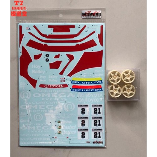 SK DECALS水贴1/24Toyota Corona ST191 BTCC 93 带轮圈 SK24098