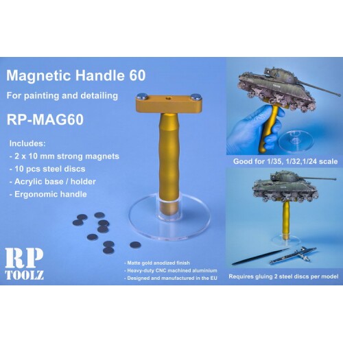 RP TOOLZ 1/24 1/32 1/35 涂装加工专用强磁手柄50 RP-MAG60