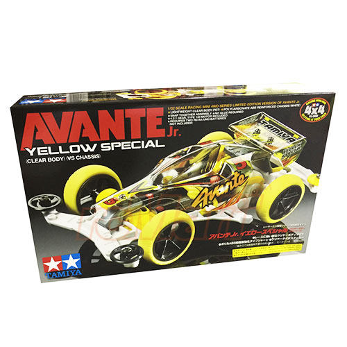 特价 田宫 1/32 四驱车 Avante Jr. 透明黄 特别版 95060