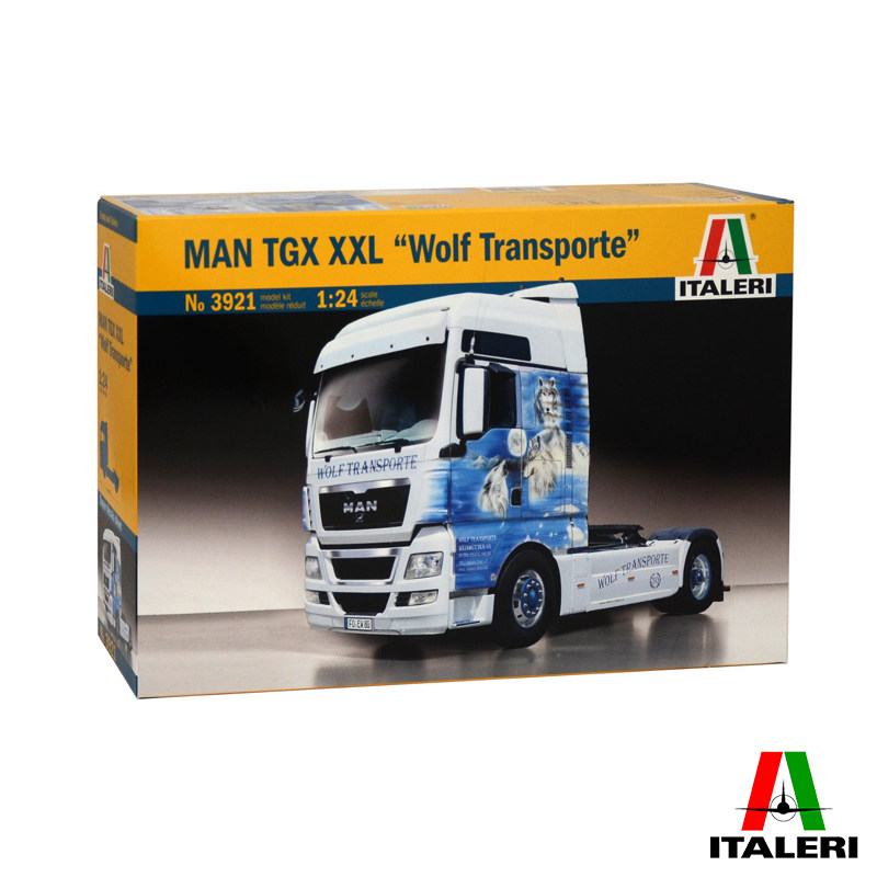 伊达雷利 1/24 MAN TGX XXL "WOLF TRANSPORTE"卡车头3921