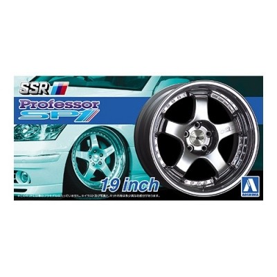 青岛社 1/24 SSR Professor SP1 19寸 轮圈连轮胎模型 05253