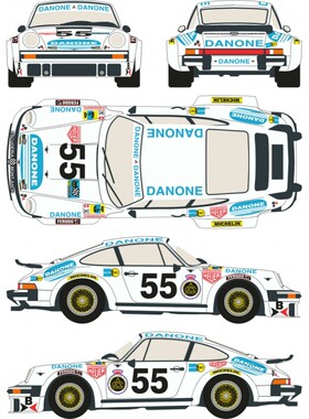 特价Racing Decal 43 水贴 1/24  934 #55 Danone RDEC24/001