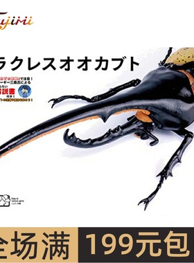 富士美 生物系列 生物系列 长戟大兜虫 附特别说明书 17141