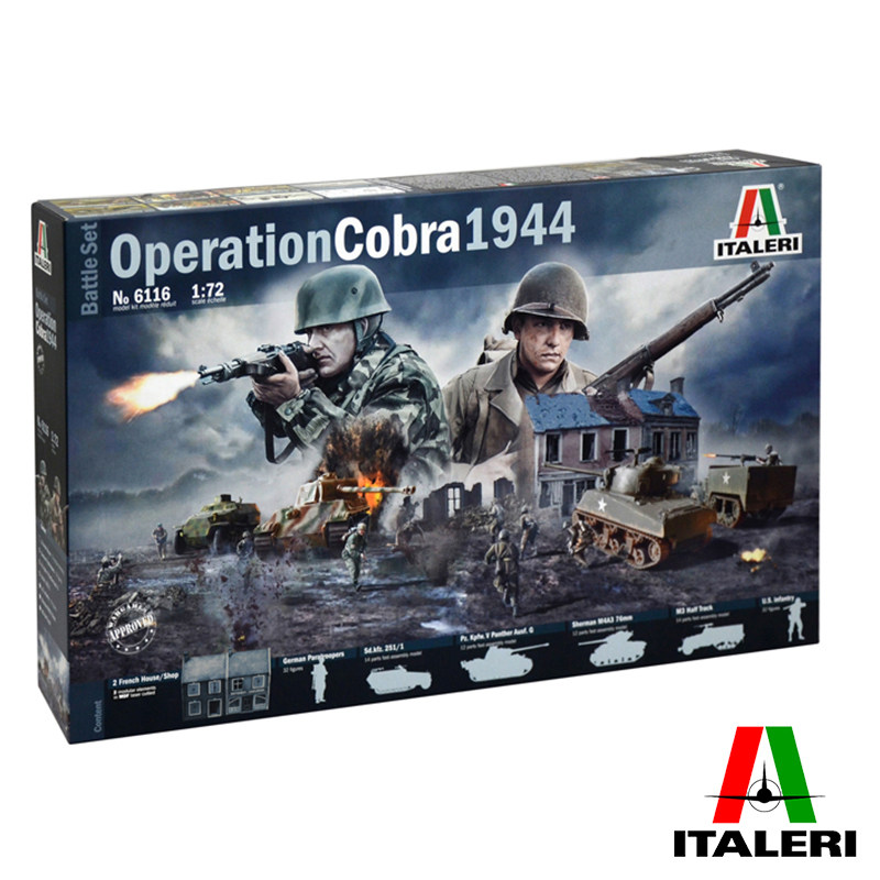 伊达雷利 1/72 战争套装系列/古巴行动 1944年 6116
