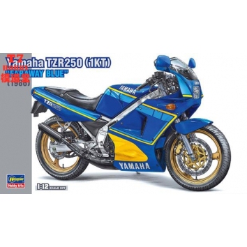 长谷川1/12 拼装摩托模型Yamaha TZR250 1KT Faraway Blue 21737