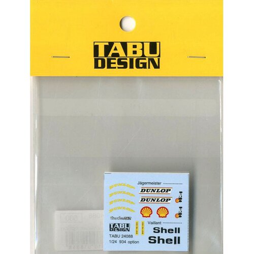 TABU 模型水贴 1/24 934 Jagermeister/Vaillant  配田 24088