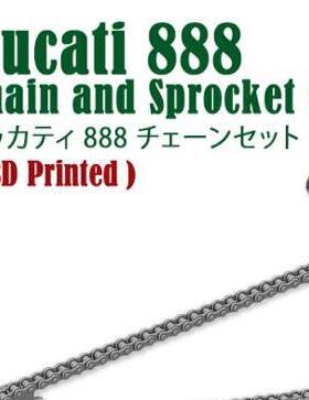 FAT FROG 模型改件 1/12 Ducati 888 链条模型 配田 DE12022