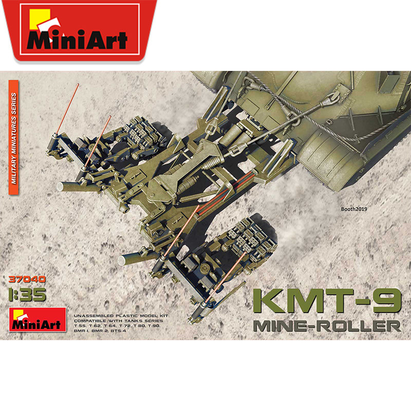 MiniArt 1/35  MT-9  扫雷滚 拼装模型 37040