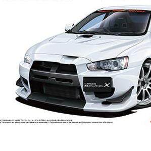 青岛社 1/24 拼装车模C-West CZ4A Lancer Evolution X `07 06929