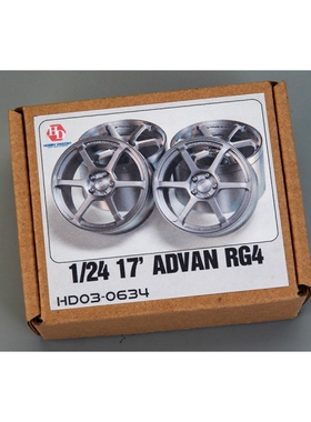 HobbyDesign 1/24 17寸 Advan RG4  轮圈模型 HD03-0634