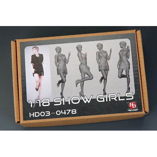 HobbyDesign 1/18 汽车女郎 人偶手办模型 HD03-0478