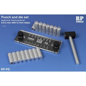 RP TOOLZ PUNCH & DIE 圆孔/圆形制作器打孔机 小号 RP-PD