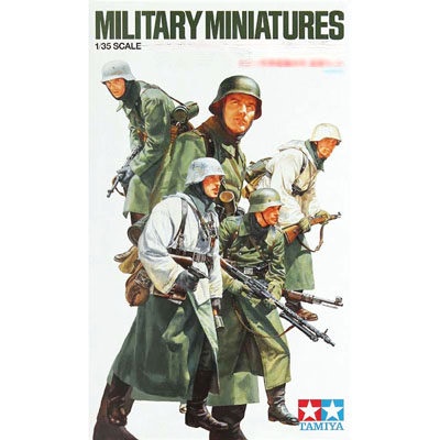 田宫拼装兵人 1/35 德国冬装兵人小组 35256