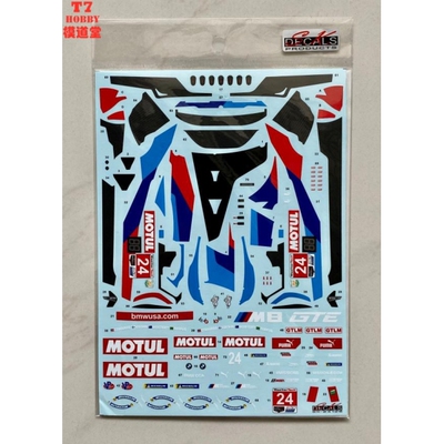 SK Decals 水贴 1/24 BMW M8 GTE WeatherTech 2020 SK24126