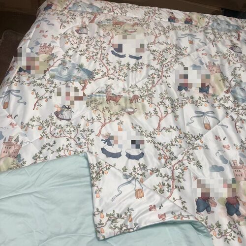 尾单春夏婴儿冷感被 儿童印花卡通夏凉被可爱空调被抗菌亲肤母婴