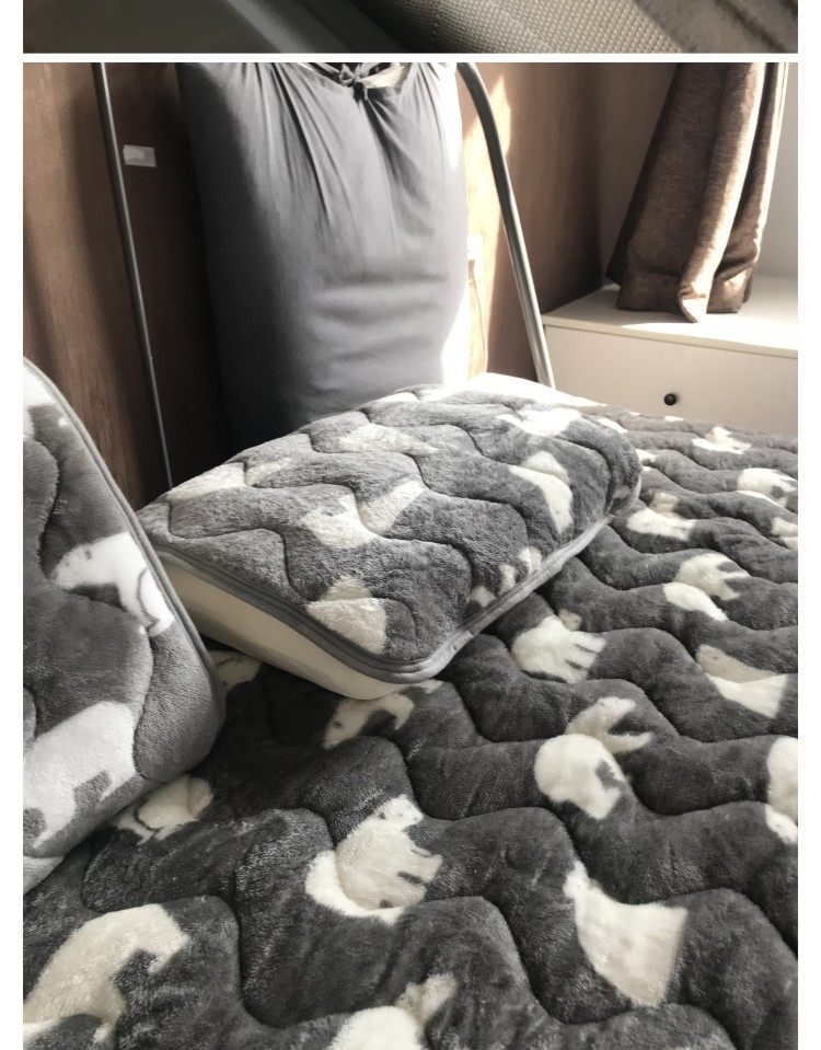 龙天外贸自发热白熊法兰绒单面枕巾小鹿枕套柔软枕垫枕头保护罩,床上用品,枕巾,淘宝优惠券,粉丝福利购,淘宝优惠卷