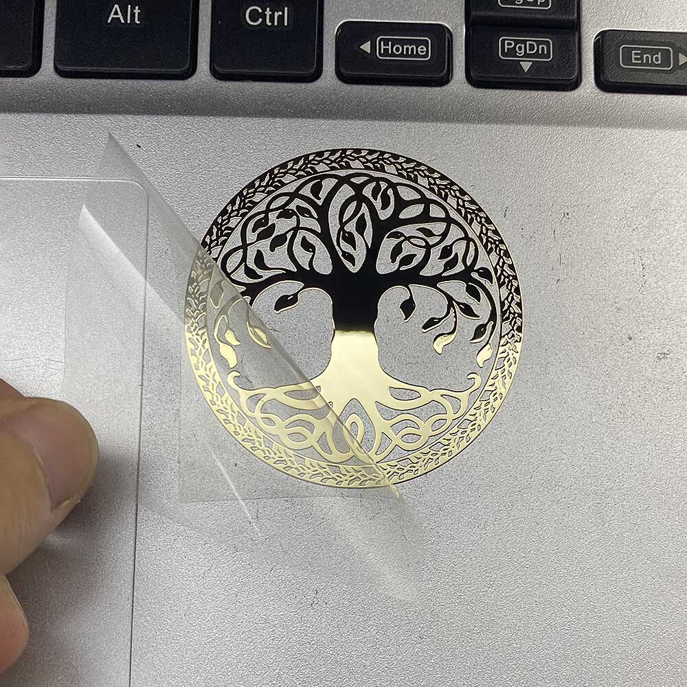 个性创意生命之树财富树手机金属贴花纹装饰笔记本电脑平板装饰贴