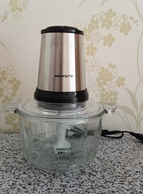 九阳S20-LA750绞肉机家用电动不锈钢小型料理搅拌多功能全自动2L