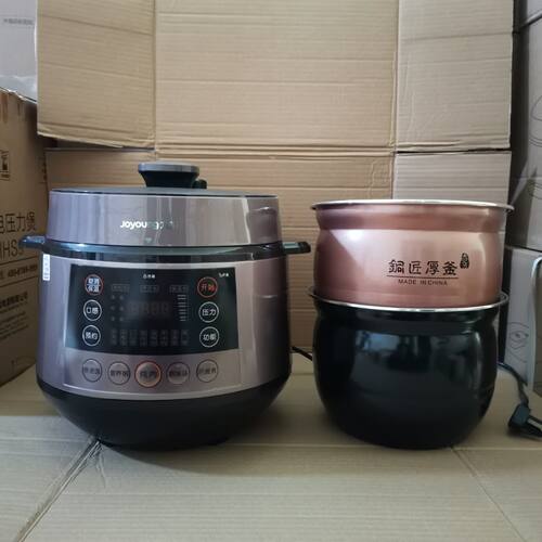 九阳电压力锅铜匠厚釜6升双胆