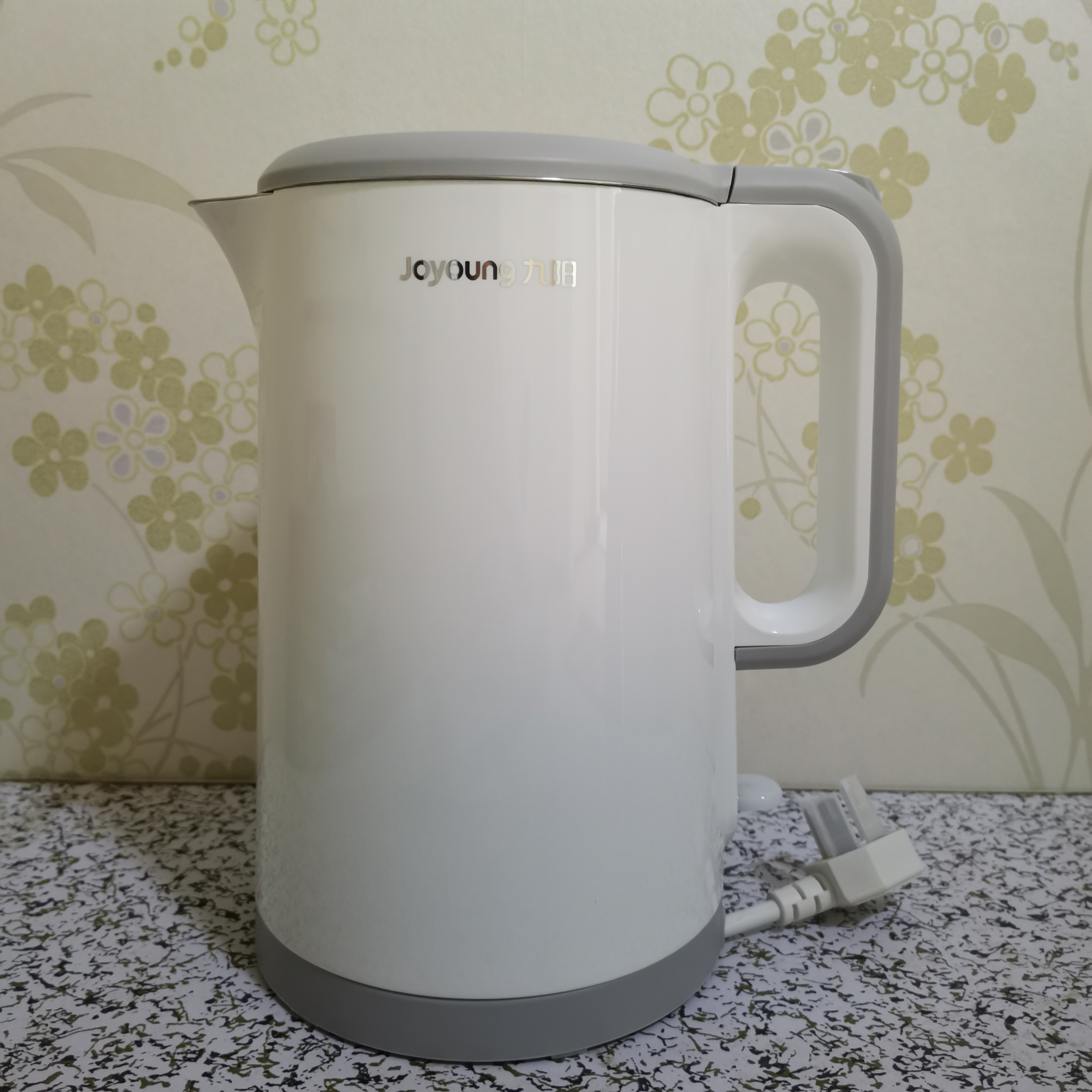 九阳K15FD-W330开水煲双层壶体304不锈钢电热水壶防烫烧水壶1.5L