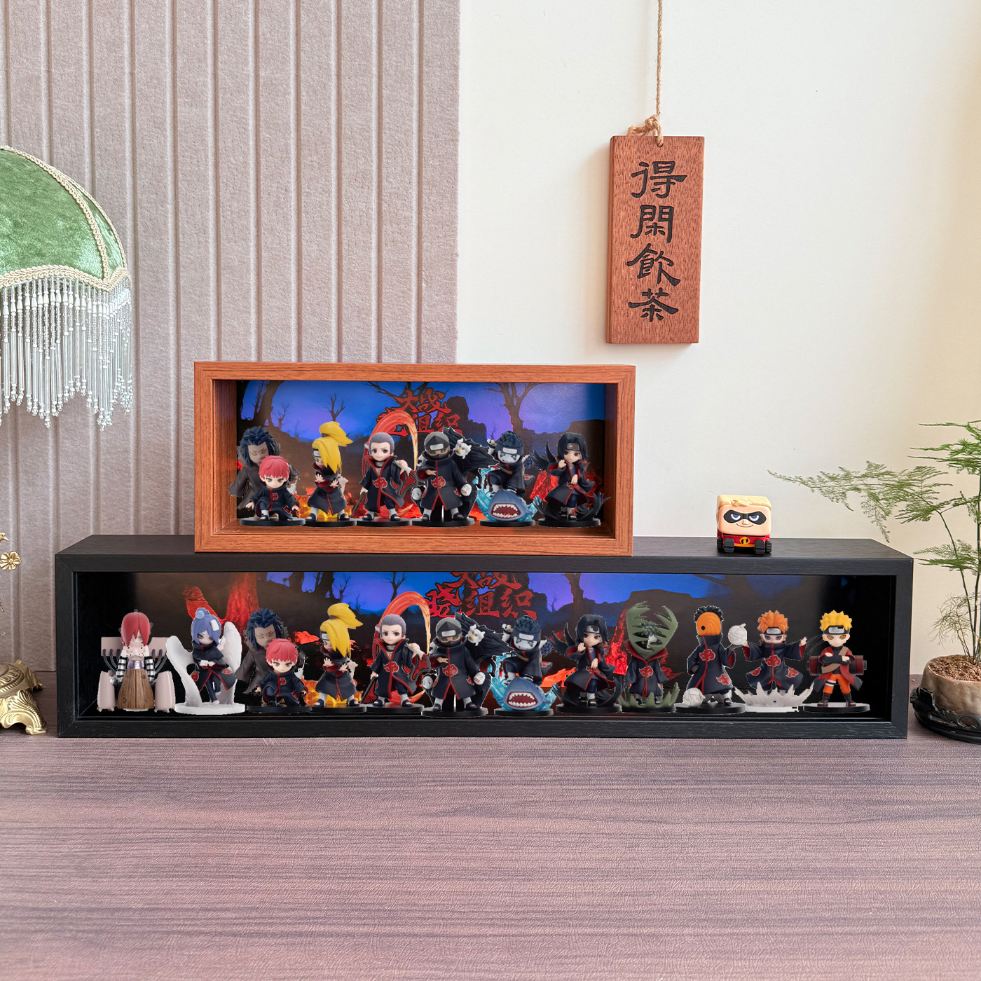 抽拉收纳相框展示用于泡泡玛特共鸣火影忍者疾风传系列大战晓组织,家居饰品,相框/画框,淘宝优惠券,粉丝福利购,淘宝优惠卷