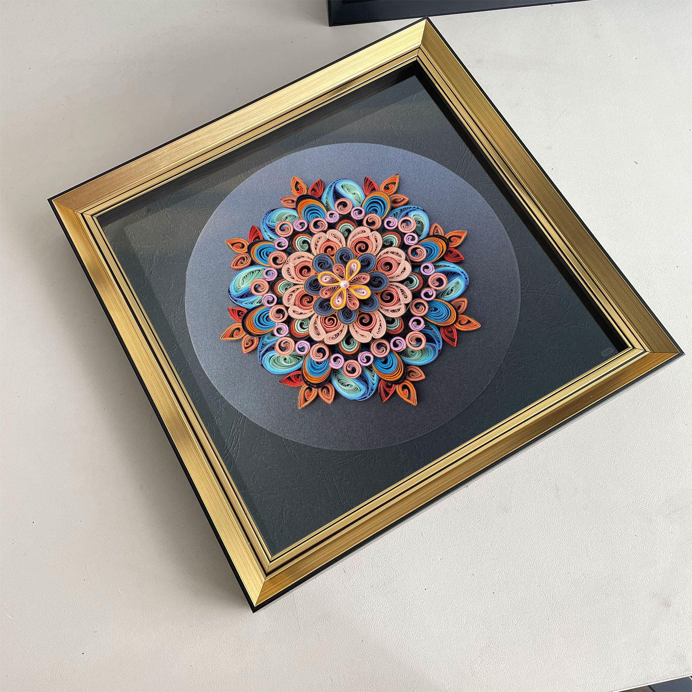 立体相框大尺寸中空画框定制外框挂墙实木油画作品衍纸展示框加厚图片