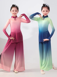 古典舞身韵纱衣舞蹈练功服中国舞艺考服装上衣民族芭蕾演出表演服