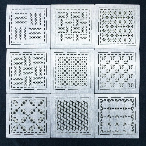 赏味生活刺子绣画图模板