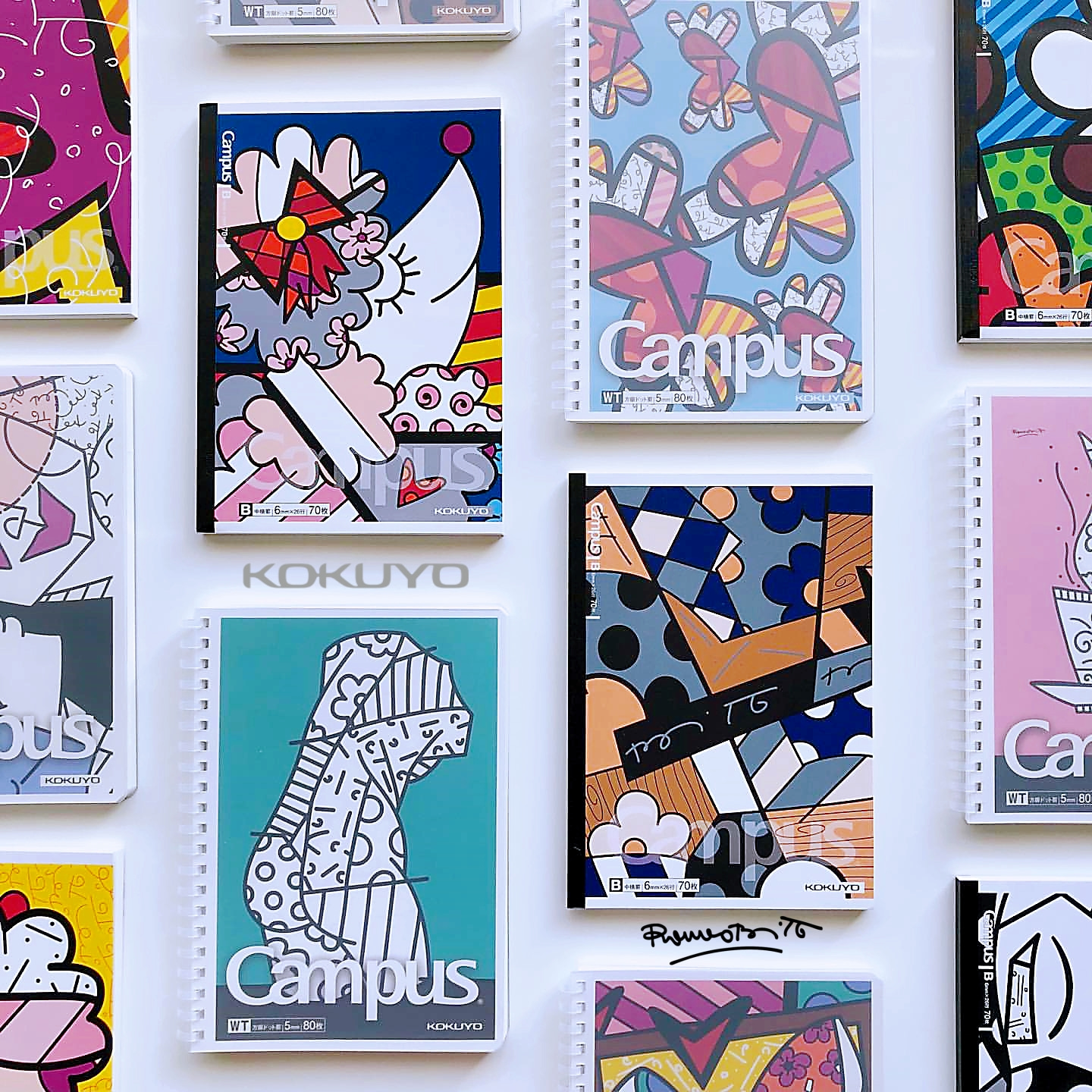 日版国誉稀有艺术家限定B6笔记本