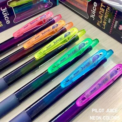 日本百乐Juice霓虹色限定果汁笔