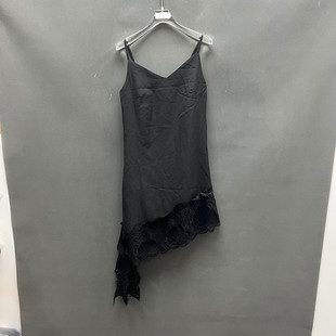 蕾丝拼接吊带不规则连衣裙女款 时尚 欧货1535 新款 欧洲站2026春季