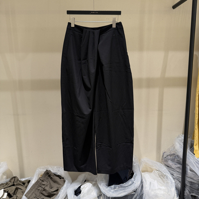 欧洲站2026夏季高腰阔腿休闲裤