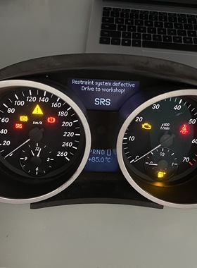 适用奔驰SLK171仪表显示屏slk200SLK350里程W172液晶器280中古罩w