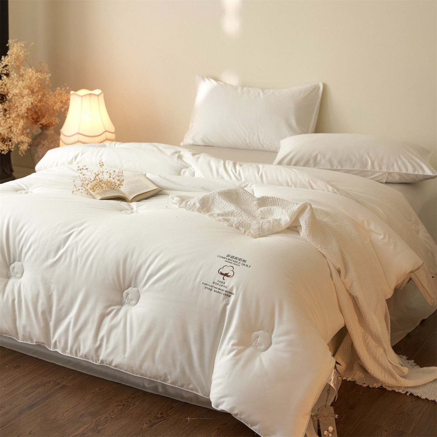 高端A类全棉7A级抗菌被子纯棉加厚秋冬被10斤重棉花被单双人被芯,床上用品,棉花被,淘宝优惠券,粉丝福利购,淘宝优惠卷
