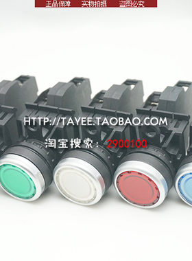 上海天逸tayee复位按钮开关LA42PD-10/01点动LED带灯按钮24v 220v