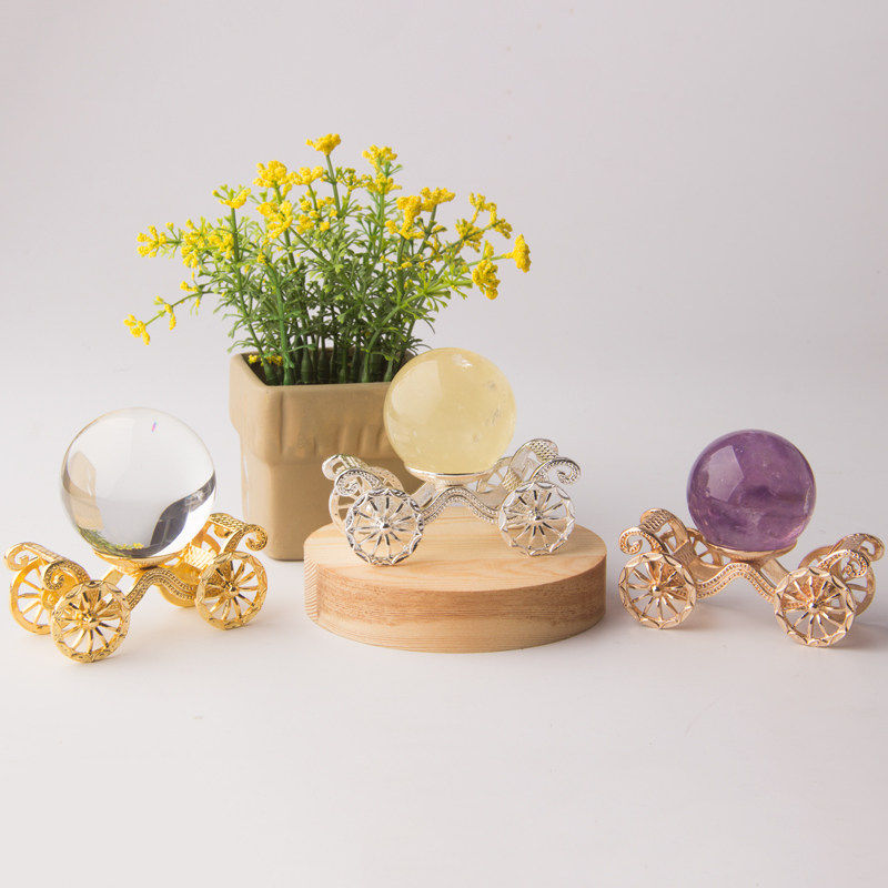 新品上市创意轻奢公主车金属水晶球支架客厅房间球形装饰摆件,饰品/流行首饰/时尚饰品新,首饰展示架,淘宝优惠券,粉丝福利购,淘宝优惠卷