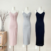 吊带连衣裙裙 麻豆 Ritz丽兹小姐_本期挚爱花边V领吊带 百褶半裙