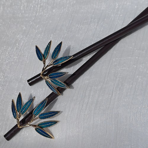 蜉蝣小居仿点翠手工国风