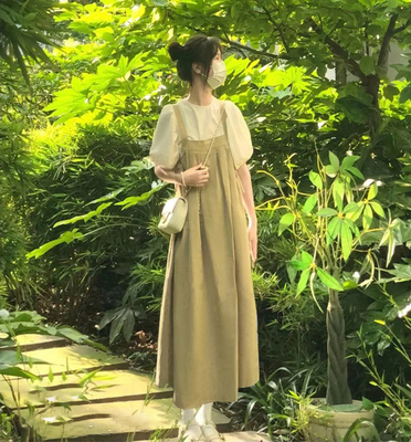 高个子加长版两件套连衣裙