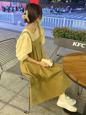 20年夏季法式法式背带连衣