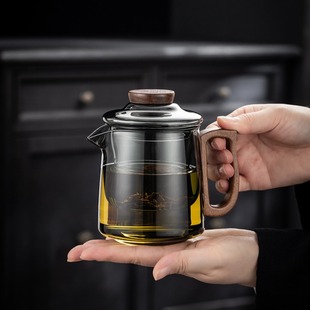 会客泡茶壶办公室功夫茶具茶杯整套客厅家用玻璃茶具套装 2025新款