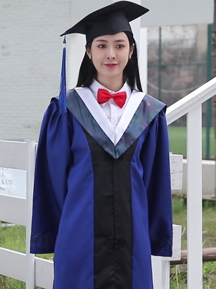硕士学位服怎么穿,学士_大山谷图库