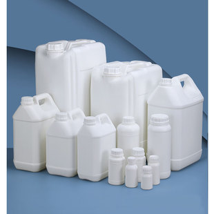 氟化方桶 2.5L/5L/10L/25L 耐酸碱氟化桶 防盗保险盖塑料手提氟化桶 带UN标识 化学有机溶剂桶 化工桶 四氟桶