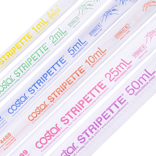 康宁塑料刻度移液管1/2/5/10mL50支/包25/50mL25支/包Corning独立灭菌包装一次性血清移液管4487/4488含票