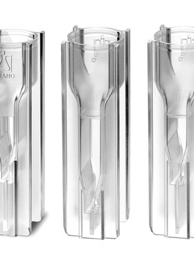 BRAND超微量UV比色皿759200c=8.5mm70-850ul塑料比色皿759220 c=15mm70-550ul100只/盒单只独包微量与半微量