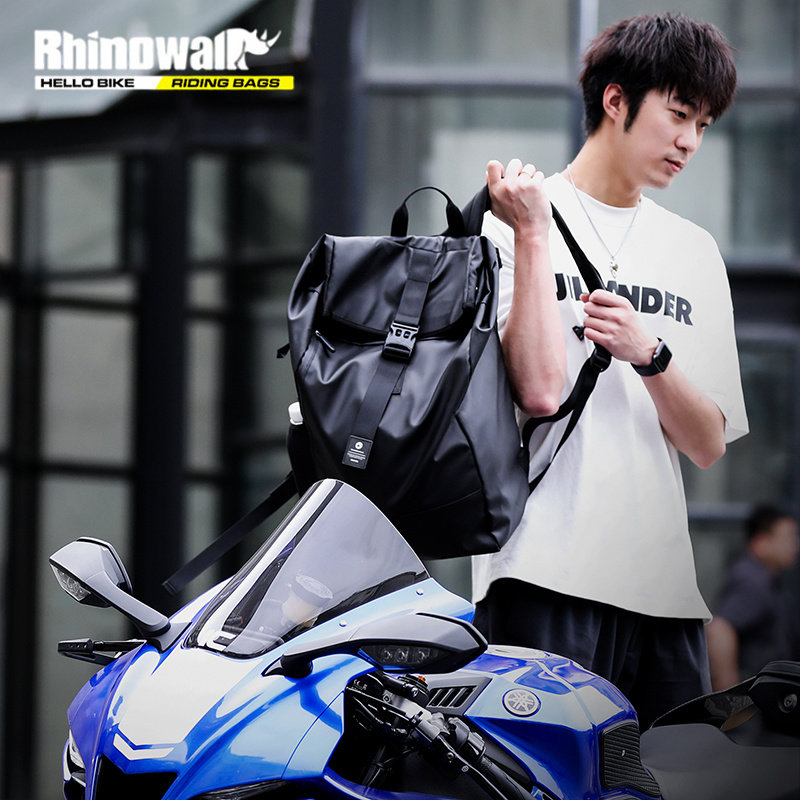 Rhinowalk/犀牛摩托车自行车骑行全盔背包双肩机车运动潮酷电脑包