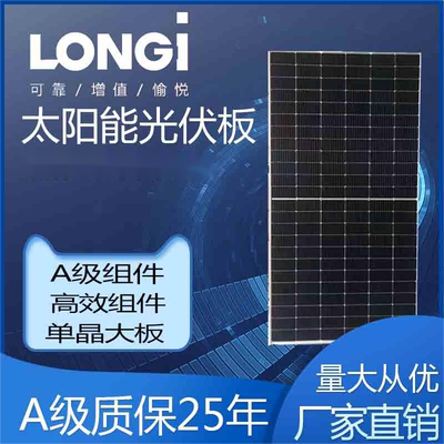 太阳能单晶光伏组件LONGi 小板350-500W LONGi 大板 540-580W